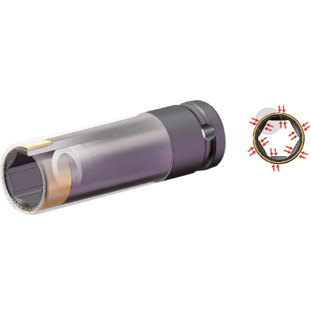1/2" SlimPOWER Dopsleutelset, kracht , 3-dlg