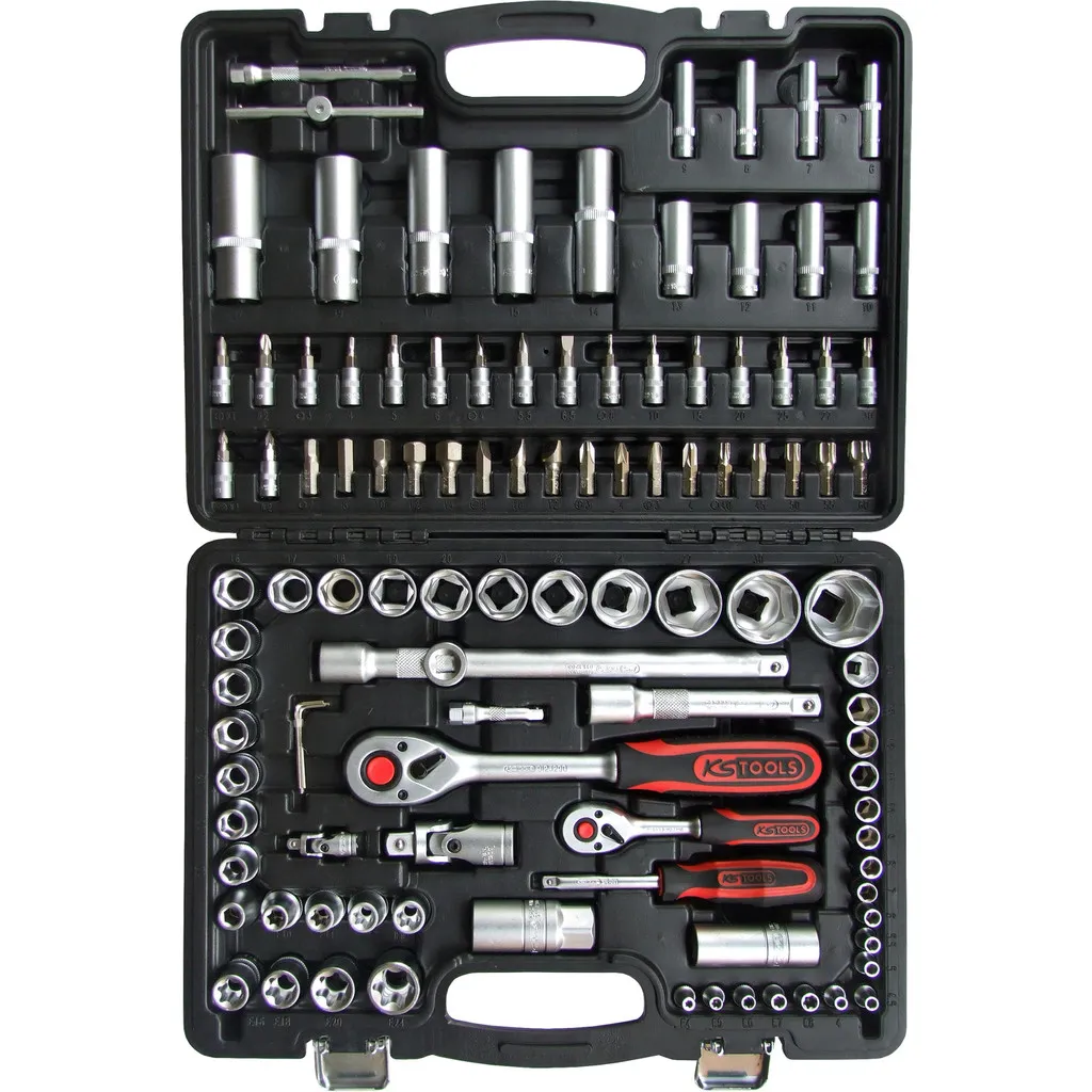 1/4"+1/2" Dopsleutelset, 108-dlg