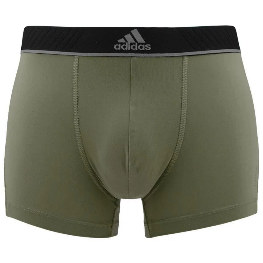 Adidas 3-pack microfiber boxers active flex basic camo groen & zwart  