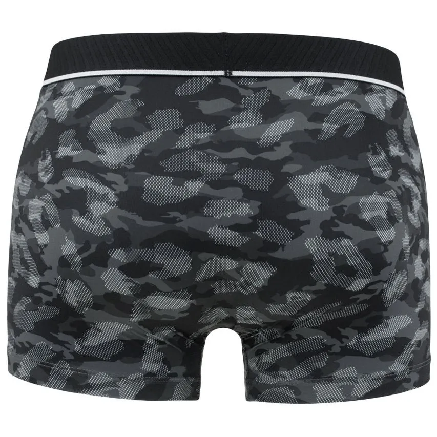 Adidas 3-pack microfiber boxers active flex basic camo print zwart & grijs  