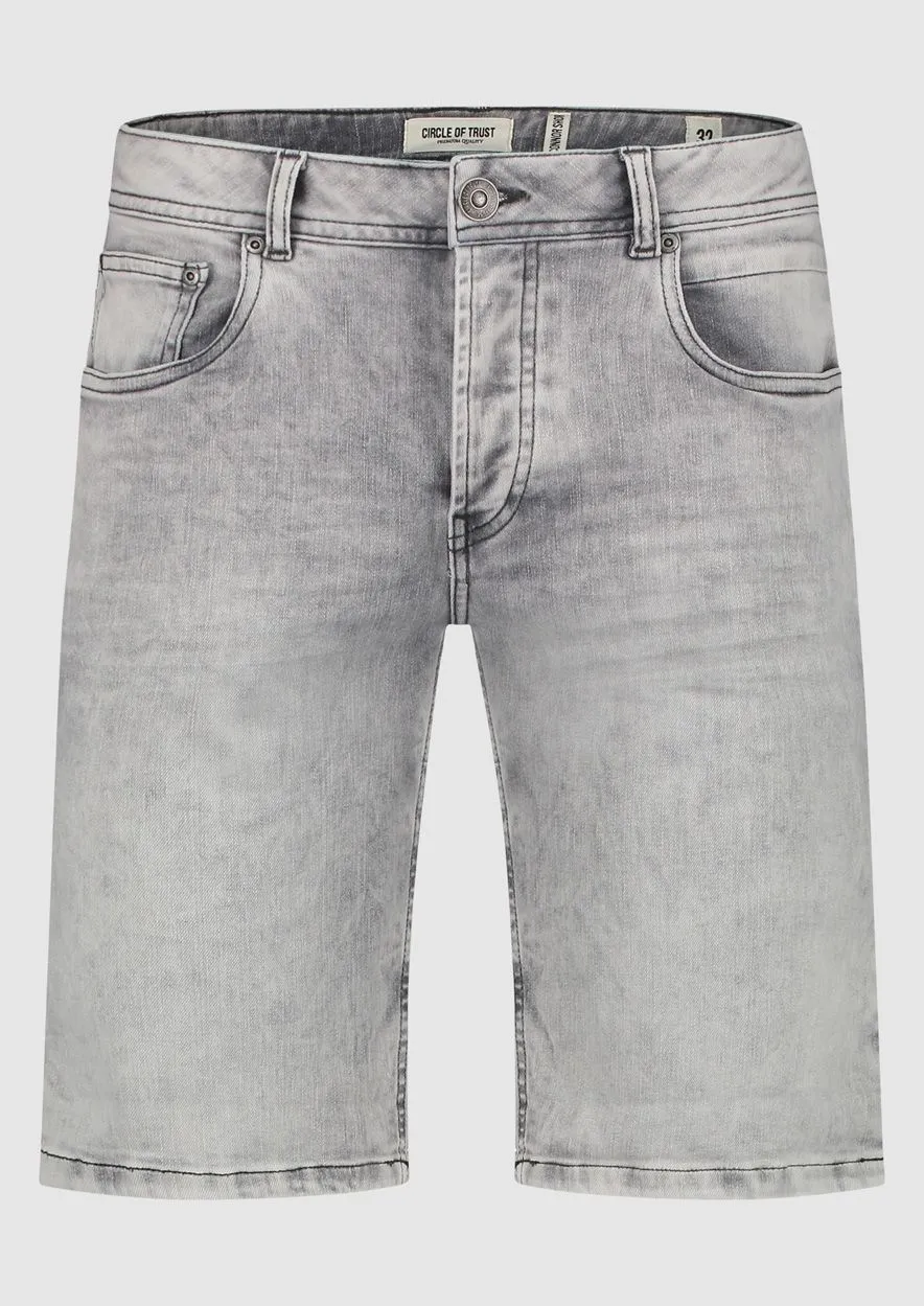 Connor Denim Short Steel Plate