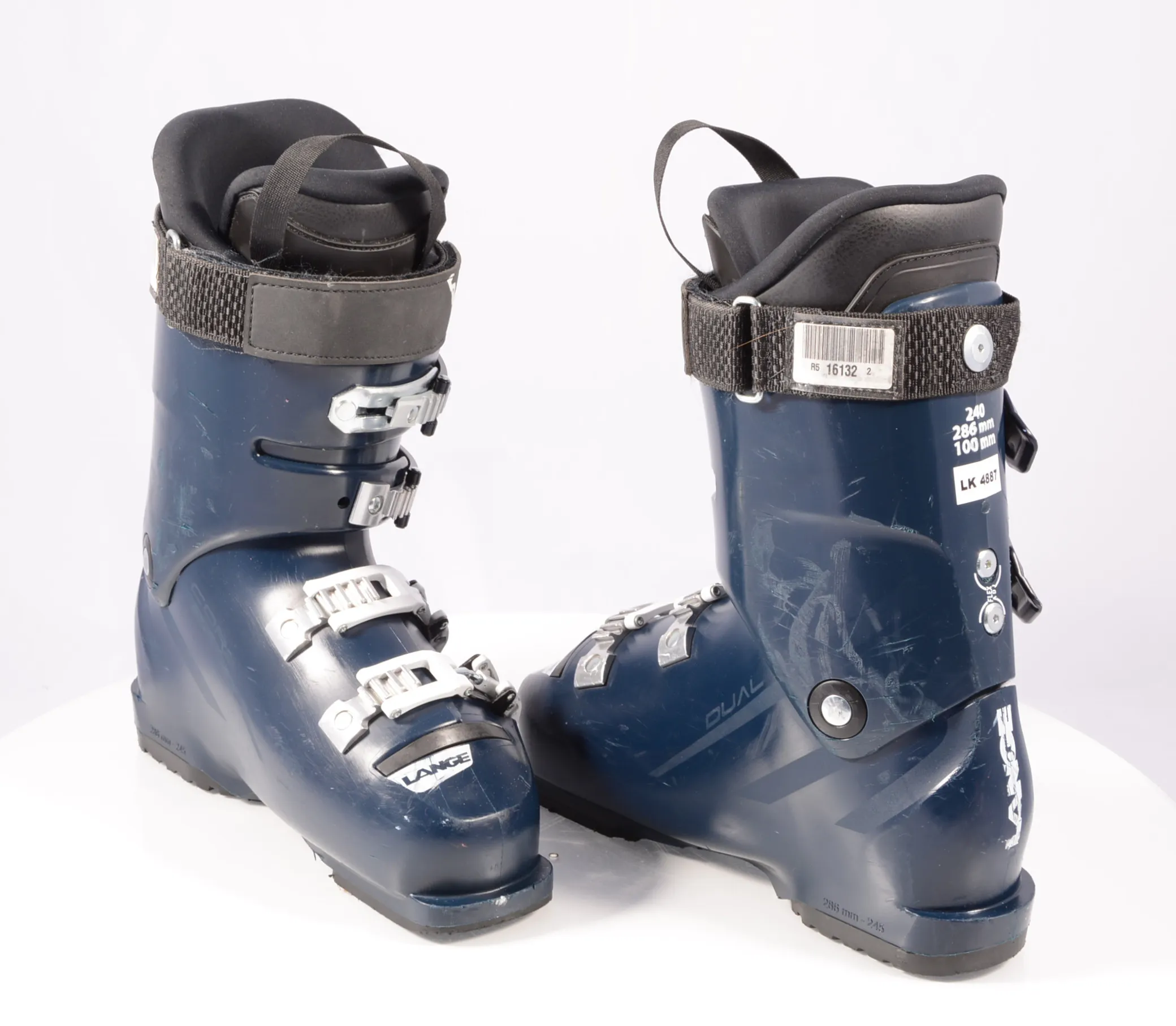 dames skischoenen LANGE RX 80 RTL W, Dual core, Flex adj., Ergo profile, micro, macro ( TOP staat )