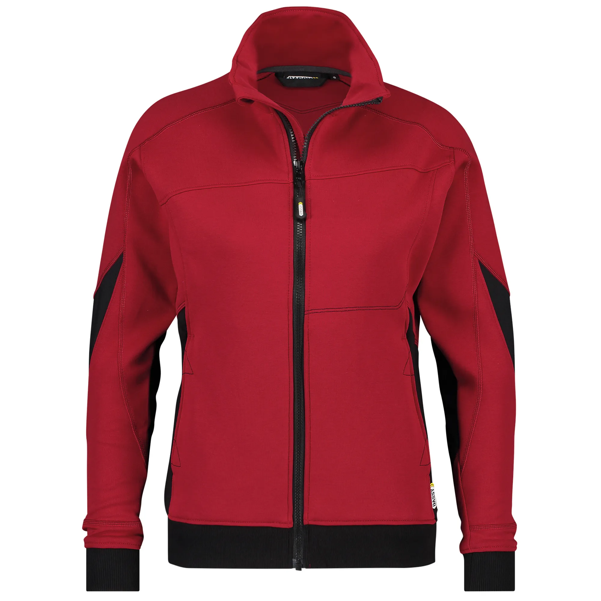DASSY Velox D-Flex Dames Werktrui Sweater Rood/Zwart