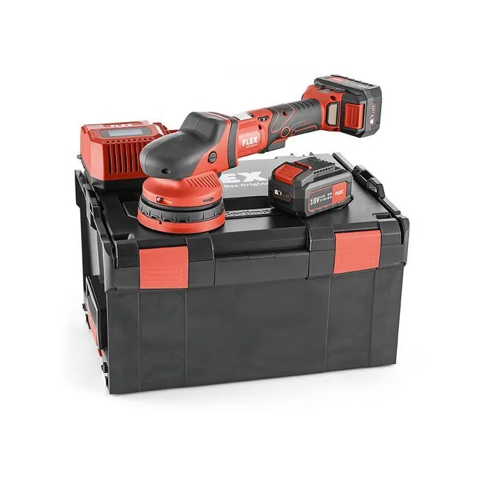 Flex XCE 8 125 18.0EC-5.0 Set 18V Excentrische Polijstmachine met Positieve Aandrijving - 438413
