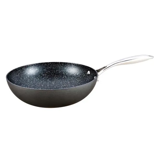 Herenthal – Marble Steel Wokpan – 26/28/30 cm – Zwart