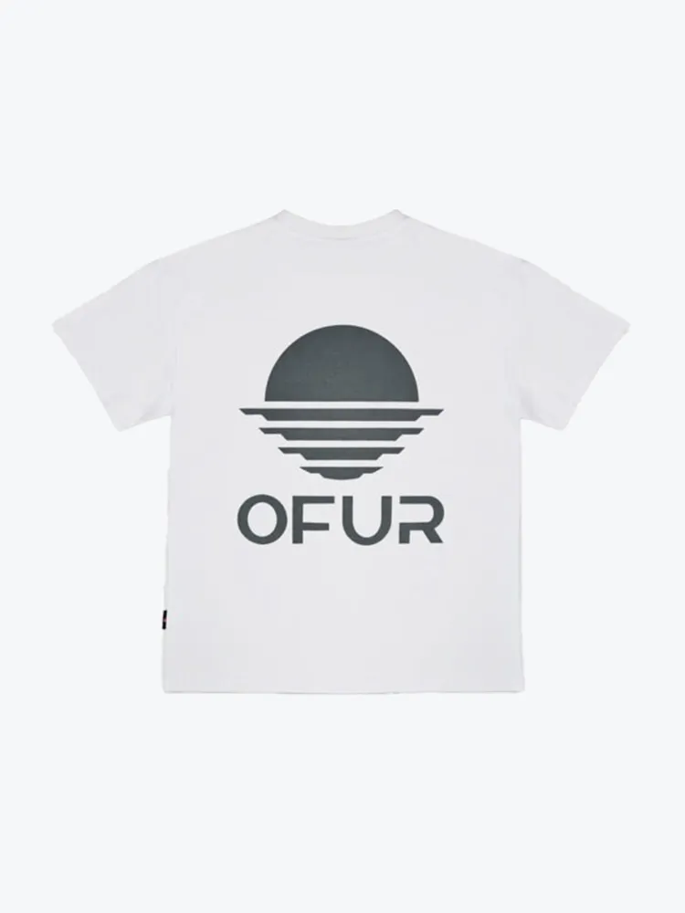 Ofur - Rise Steel Grey T-Shirt White - T-Shirts - Heren