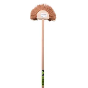Raagbol FSC 12.5cm hout cocos -MM- +houten steel 200cm