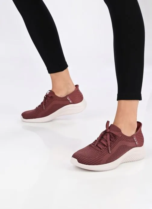      Skechers SLIP INS - ULTRA FLEX 3.0-BRILLIANT PATH - Bordeaux   