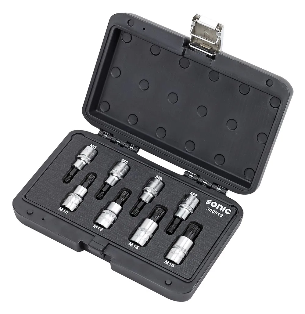 SONIC 300819 Bitdopset 1/2“, veeltand 8-dlg. BMCS