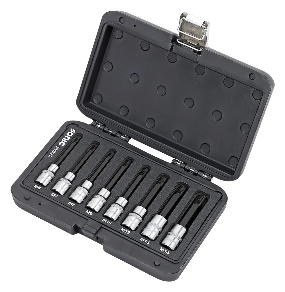 SONIC 300822 Bitdopset 1/2“, ribe lang 8-dlg. BMCS