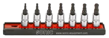 Sonic Bitdopset 1/4'', TX met kogelkop 7-dlg. op rail