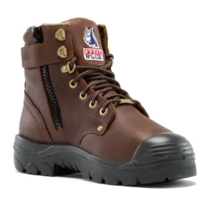 Steel Blue Argyle Werkschoen Heren S3 met Rits Tpu Bruin - maat 38
