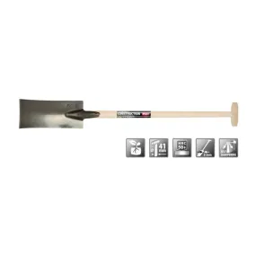 Tuinspade met essenhouten T-steel - 350 x 160 / 950 mm