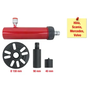 Universele poelietrekkerset met hydraulische cilinder, 4-dlg